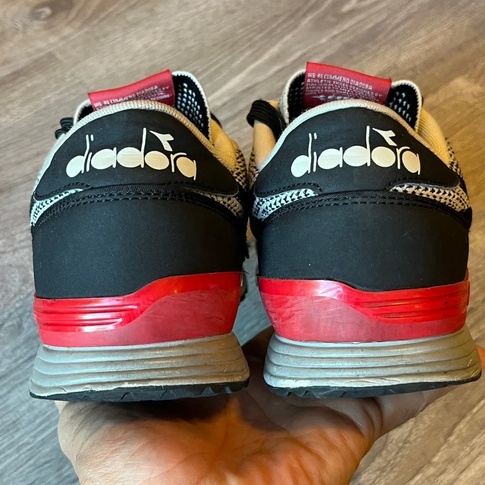 Diadora Titan Weave Walking Sneakers Black Tan Womens 9 Mens 7 UK 6.5 EU 40‎ - Picture 6 of 9